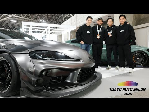A look at 3 widebody cars at the ADRO booth at Tokyo Auto Salon 2026: GR86, GR Supra, and BMW M4 ...