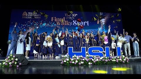 Cùng nhìn lại những khoảnh khắc tự hào trong Lễ Tốt nghiệp lần thứ 40