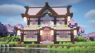 [Minecraft] Ver 1.20 How to build a Cherry Blossom Japanese style House