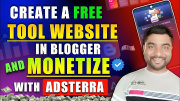 🔥Create A Tool Website In Blogger & Monetize With Adsterra Ads | Adsterra Ads Setup In Tool Website