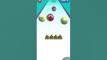Ball run 2048 gameplay Walktrough Android Ios #2048balls3d