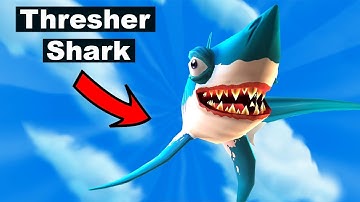 Hungry Shark World - Playing As Thresher Shark - PART 13 (Android, iOS)