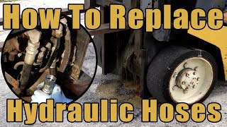 How To Replace Hydraulic Hose in Forklift  Yale Forklift