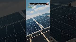 5 kw solar installation done 👍✅
