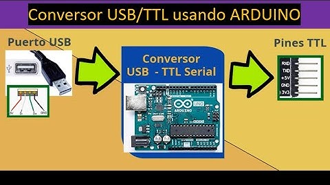 ARDUINO como CONVERTIDOR USB TTL Serial
