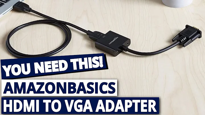 AmazonBasics HDMI to VGA Adapter Review 2025: Connect Your Modern PC to an OLD Monitor!