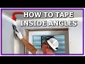 How to Tape AND Coat a Drywall Inside Corner Angle - by That Kilted Guy