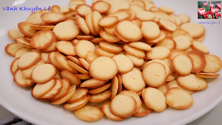 Bánh Đồng Tiền Thơm Ngon Giòn Xốp, Công thức Không cần Máy rất dễ, Làm Bánh cho Ngày Tết Vanh Khuyen
