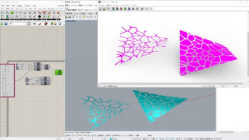 Fitting Voronoi to surface using GHPython (beginners video for students)