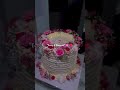 The Perfect Finish | Cake Decorating Tutorial 🌸❤️ #shortsviral #virel #asmr #cake