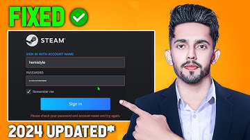 Steam repareren Controleer uw wachtwoord en accountnaam - Steam kan niet inloggen met het juiste ...