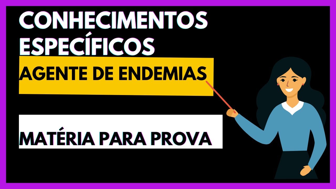 Agente de endemias- O que estudar para a prova - YouTube
