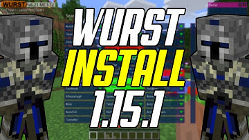 How To Get Cheats Minecraft 1.15.1 - Download & Install WURST Cheat Client + Fabric