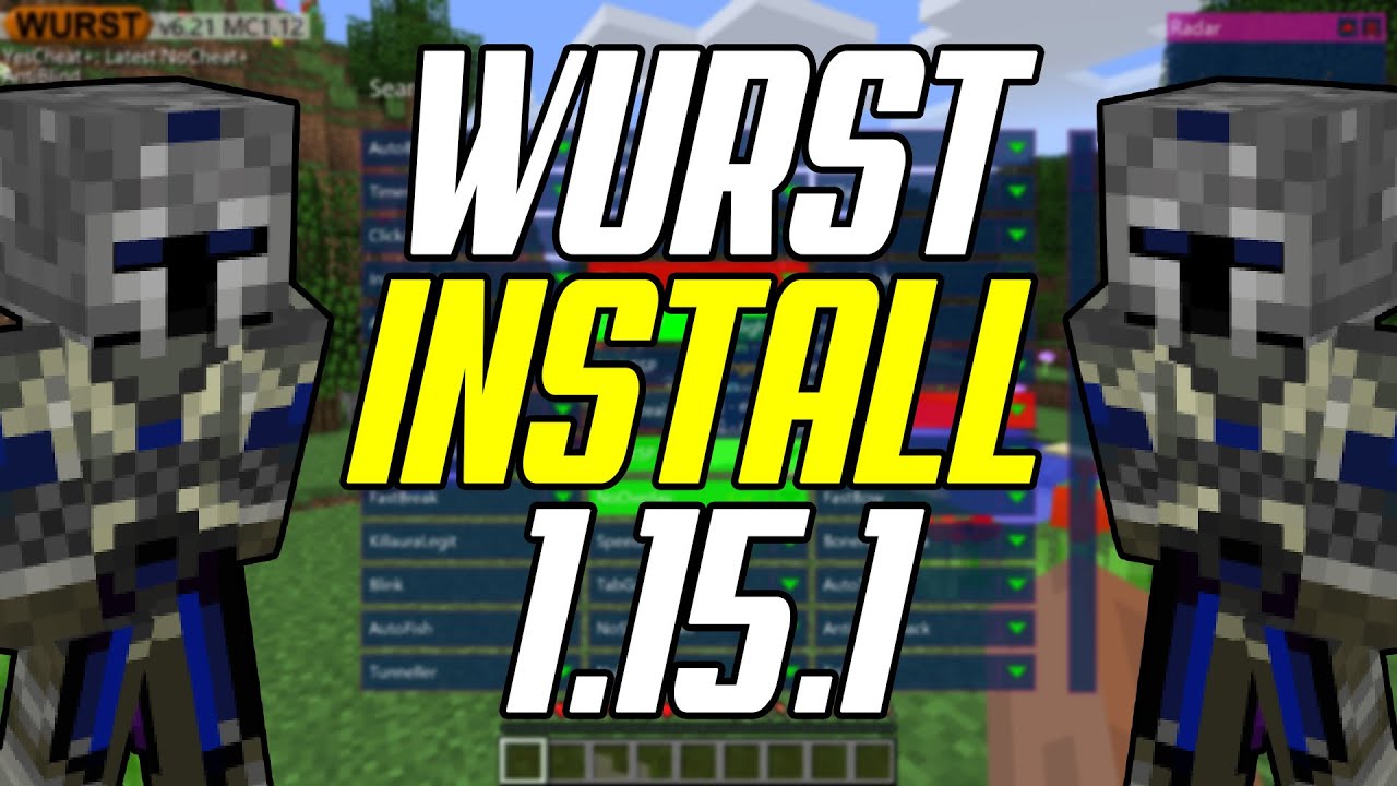 How To Get Cheats Minecraft 122.1225.122 - Download & Install WURST Cheat Client  + Fabric