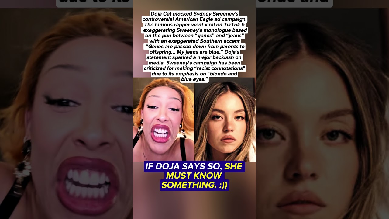 Doja Cat Mocks Sydney Sweeney’s “Jeans” Ad, Sparks Backlash