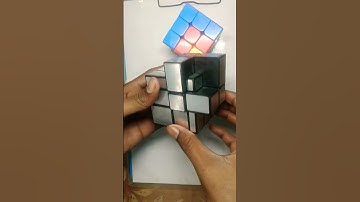 Attractive Pattern on mirror cube 🔥#shorts#viral