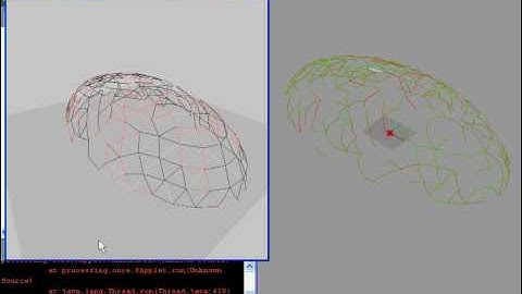 Dynamic relaxation onto a surface