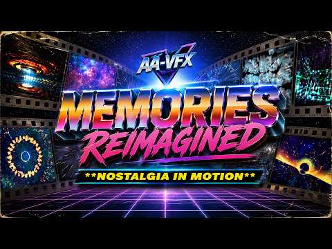 Memories Reimagined | Nostalgia in Motion | Retro Beats & 4K VFX #4K #4KUHD #4KVideo #retro #vfx