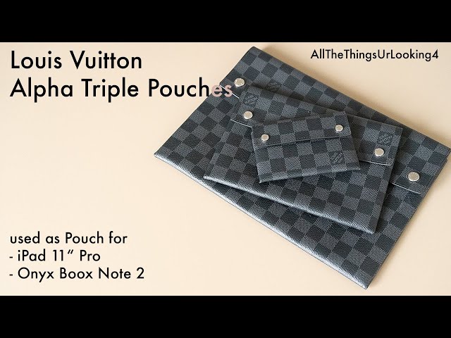 Louis Vuitton Pochette Alpha Triple Small Bag