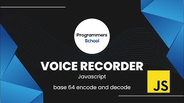 Voice Recorder JavaScript