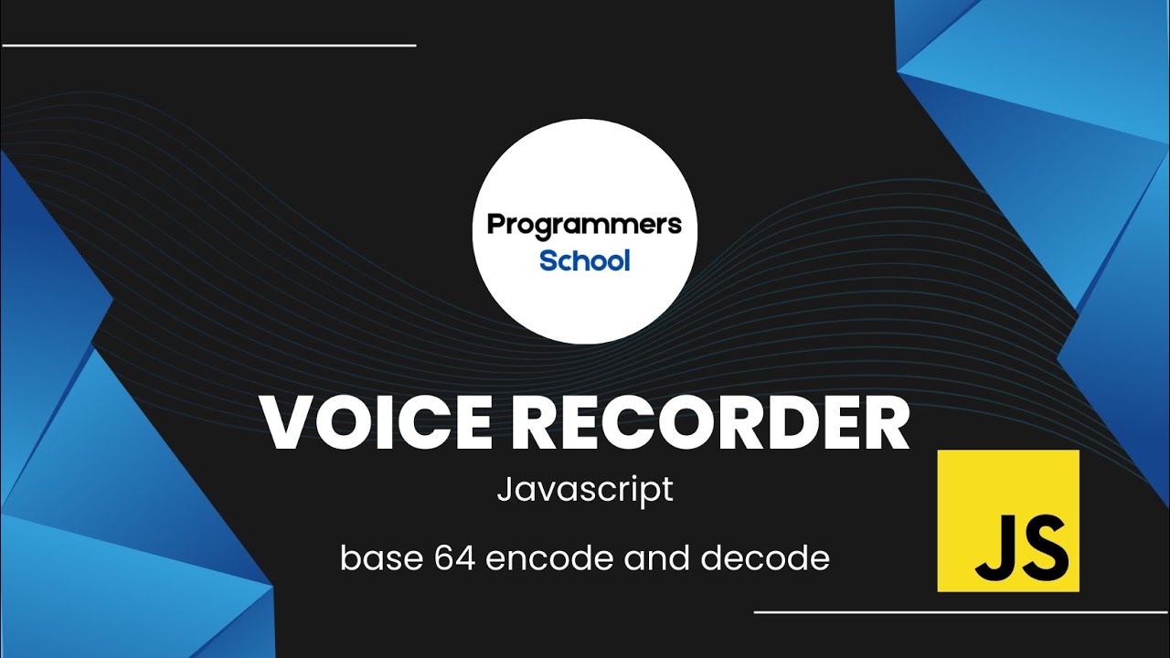 Voice Recorder JavaScript YouTube
