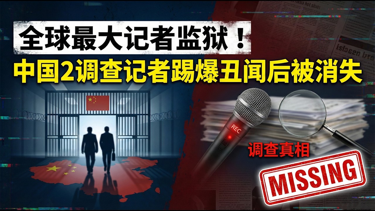 全球最大记者监狱!中国2调查记者踢爆丑闻后被消失 - YouTube