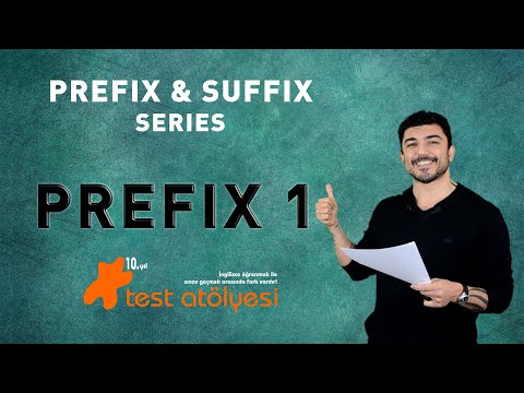 Video: Prefix pre'nin tanımı nedir?
