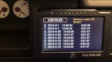 PLEX SDM-500 GPS in Escort Cosworth