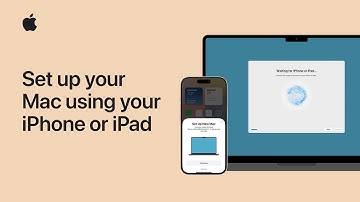 How to set up your Mac using your iPhone or iPad | Apple Support