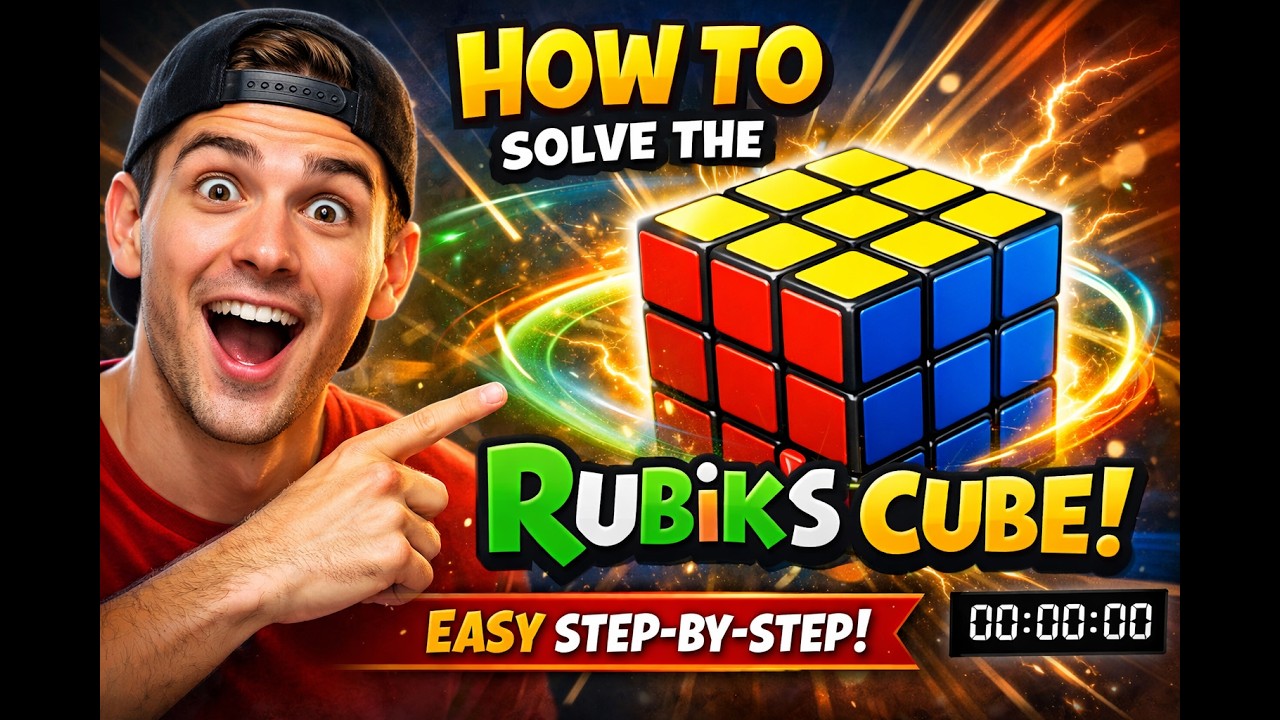 The Easiest Way to Solve a Rubik’s Cube (Anyone Can Learn) - YouTube