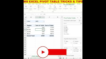 #EXCEL 30 SECOND MAGIC👍GREAT EXCEL PIVOT TABLE TRICKS | SPLIT PIVOT INTO MULTIPLE SHEETS #shorts