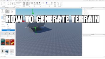 HOW TO GENERATE TERRAIN ROBLOX STUDIO TUTORIAL 2025 [WORKING]