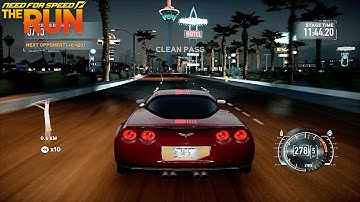 Night Race Las Vegas NEED FOR SPEED The Run Stage 3 Death Valley (1080 ULTRA) No Commentary