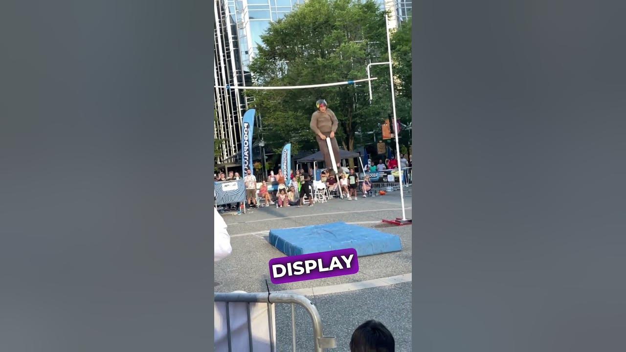 Unbelievable World Record Pogo Stick Pole Jump shorts YouTube