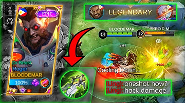 WHEN TOP 1 SUPREME ROGER TRY BROKEN BLADE OF DESPAIR 🔥 (ROGER GAMEPLAY) | MLBB