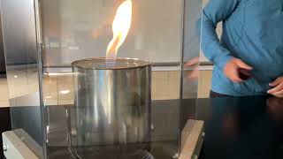 Methane Paint Can Stages