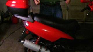 How To Mount Cortech Sport Saddlebags On A 150Cc Scooter