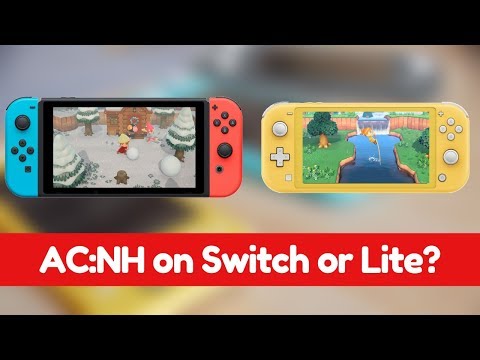 Animal Crossing New Horizons and the Nintendo Switch Lite