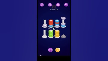 🏅 NUT SORT 🤪 Level 12 🧩 Gameplay Walkthrough