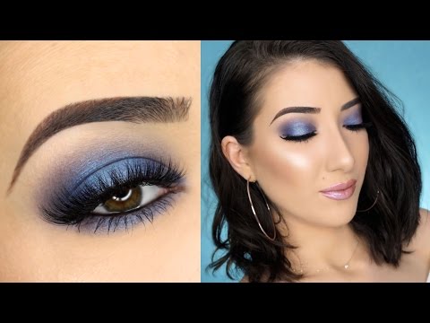 Blue Smokey Eye Makeup Tutorial You