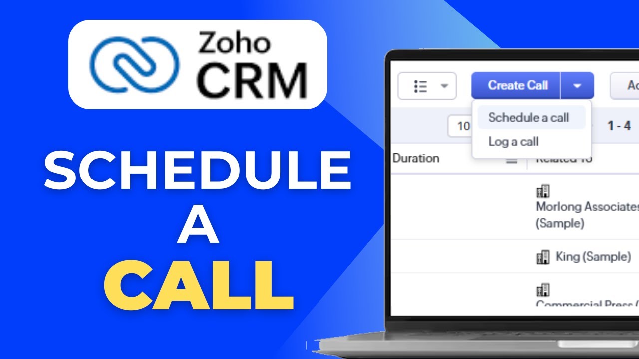 How To Schedule Call in Zoho CRM Full 2025 Guide