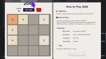 Building the 2048 Game in JavaFX - Complete Tutorial & Code Walkthrough #javafx