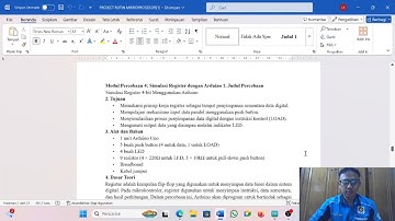 VIDIO PROJECT MODUL 4 MIKROPROSESOR & MIKROKONTROLER