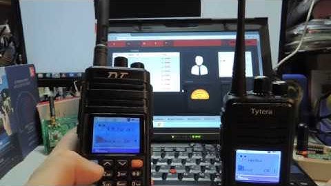 DMR QSO demo via BrandMesiter  network