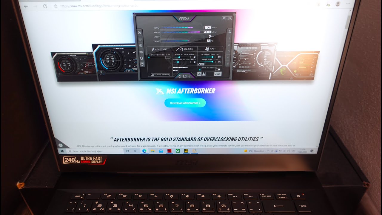 MSI Afterburner install - YouTube