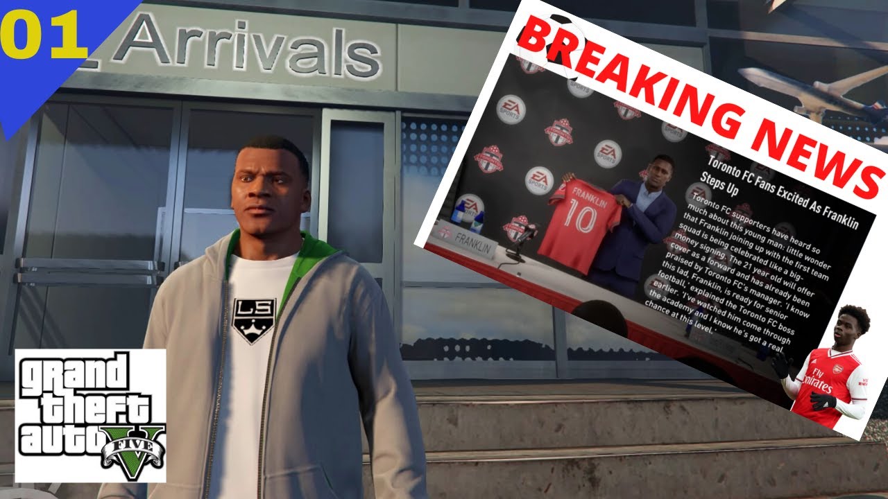 GTA 5 | FIFA 22 | Franklin's Football Career Starts! Real Life Mod