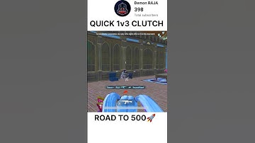 QUICK 1v3 Clutch 🔥#bgmi #pubg #shorts #feed #viral #shortsfeed #trending #1v3 #viralvideo #1k