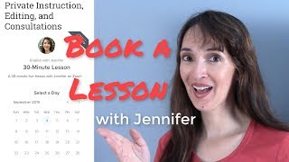 Book a Lesson with JenniferESL ‍ Get personalized instruction and teacher support!