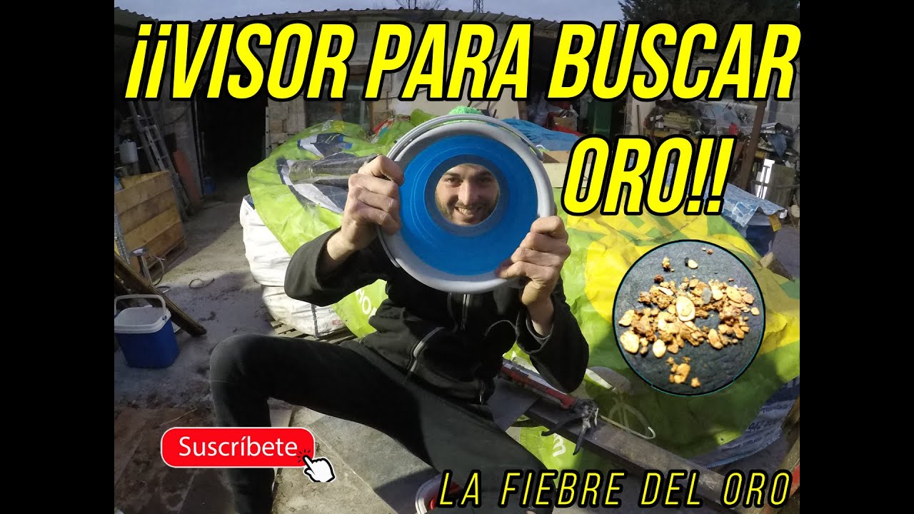 😆😆¡COMO hacemos CALDERO VISOR para BUSCAR ORO (GOLD)! LA FIEBRE DEL ORO ESPAÑA