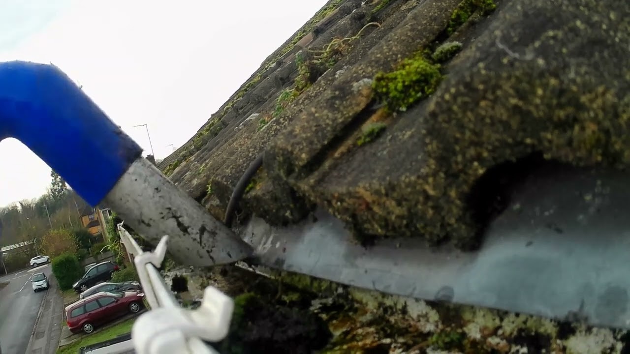 Gutters Completely Blocked  Can Skyvac clear them